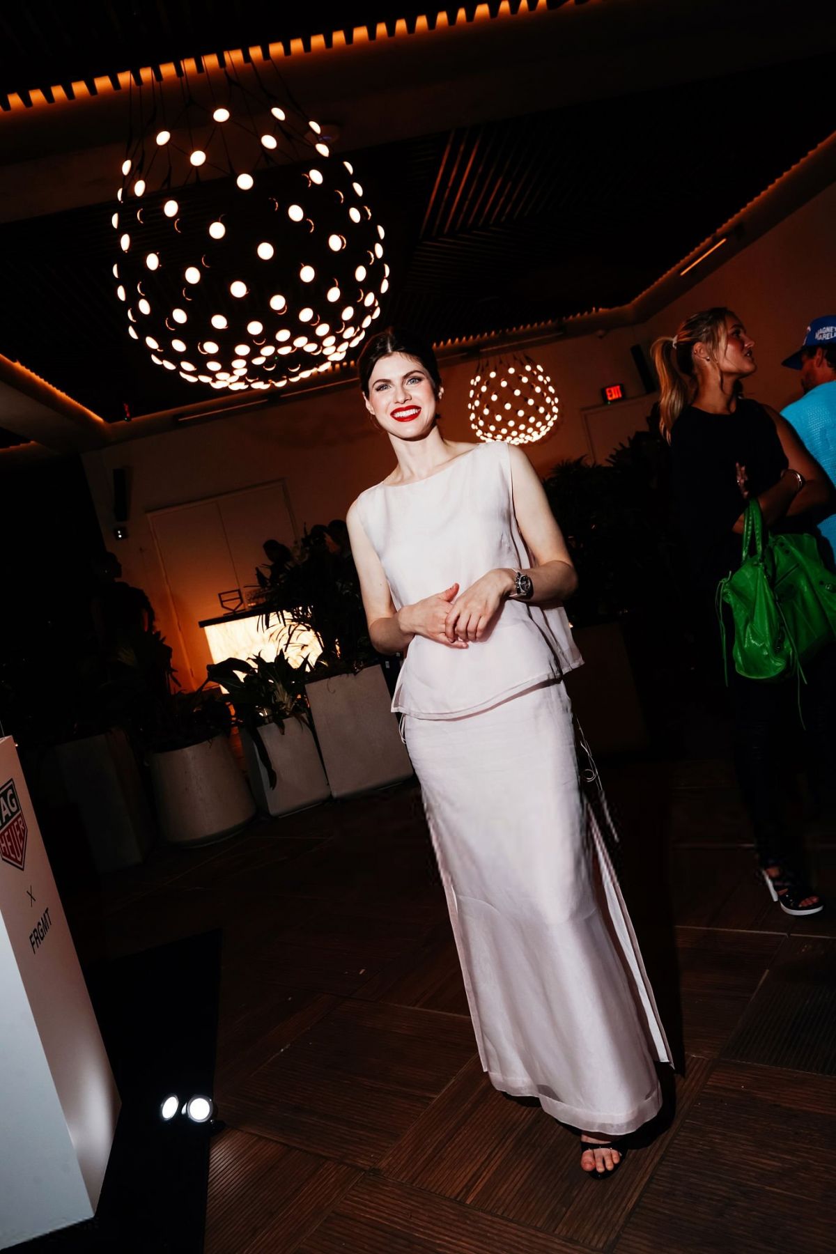 Alexandra Daddario at TAG Heuer Art Basel Miami Event, December 2025