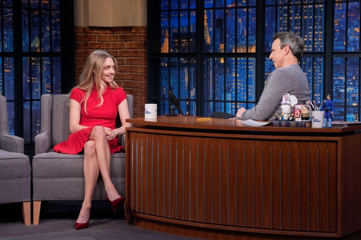Amanda Seyfried Appears on Late Night with Seth Meyers, December 2025 2