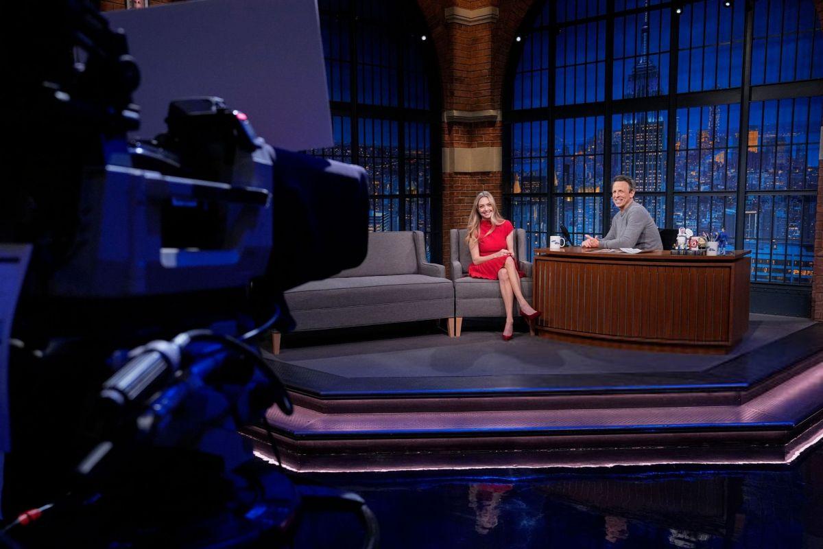 Amanda Seyfried Appears on Late Night with Seth Meyers, December 2025 3