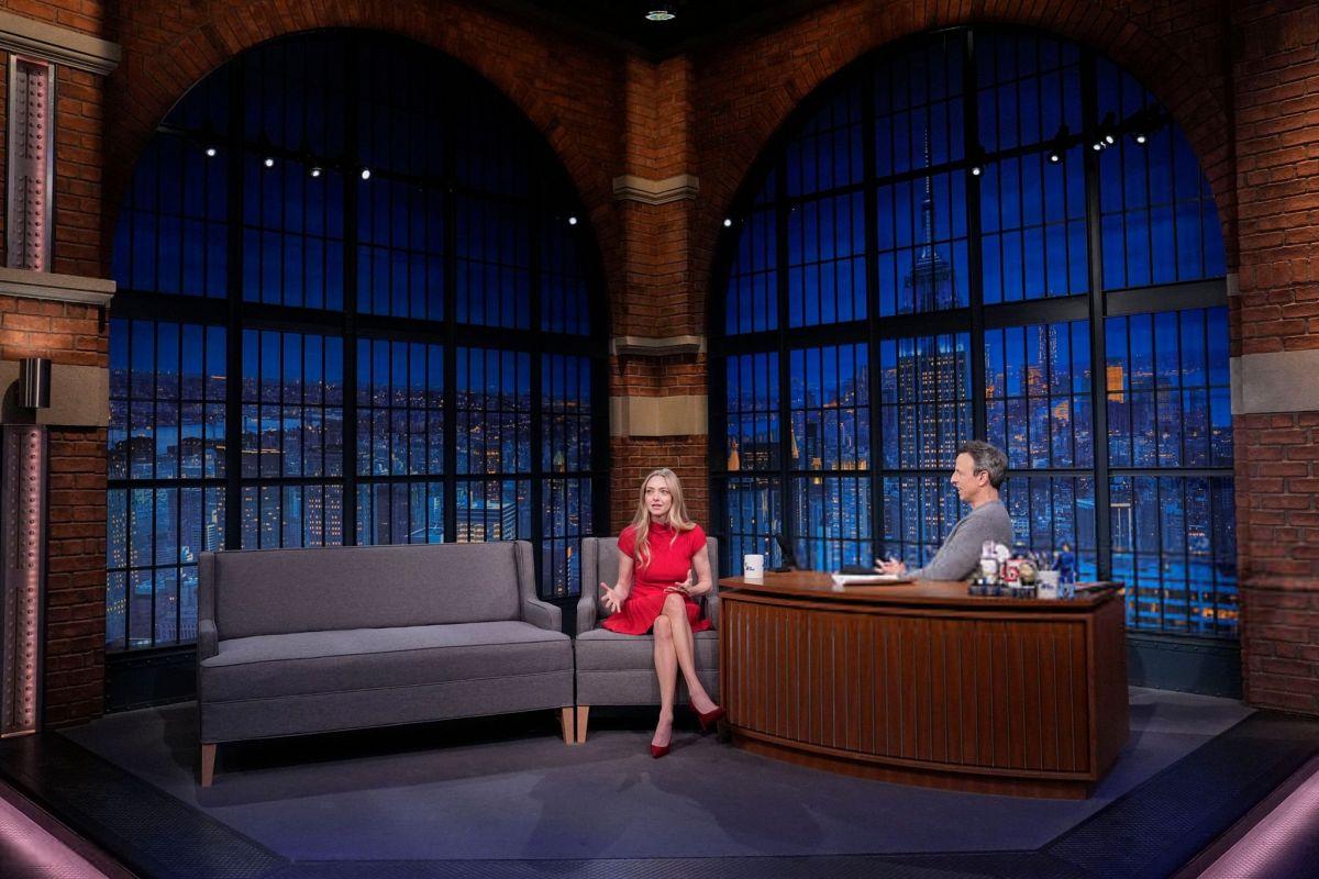 Amanda Seyfried Appears on Late Night with Seth Meyers, December 2025 4