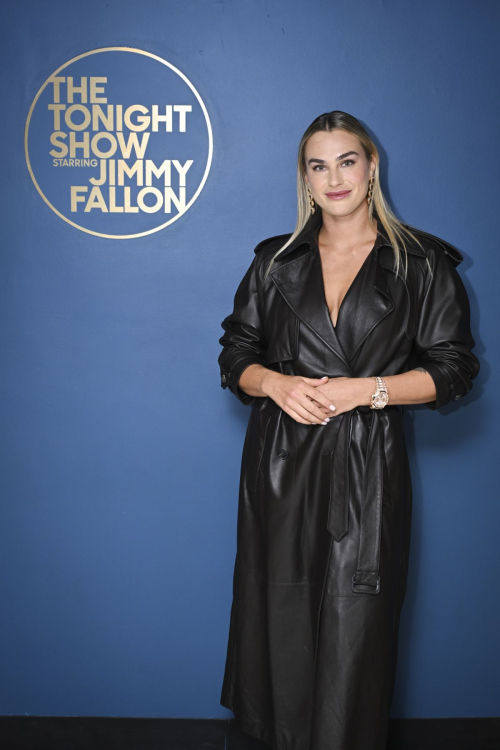 Aryna Sabalenka Appears on Tonight Show with Fallon, December 2025