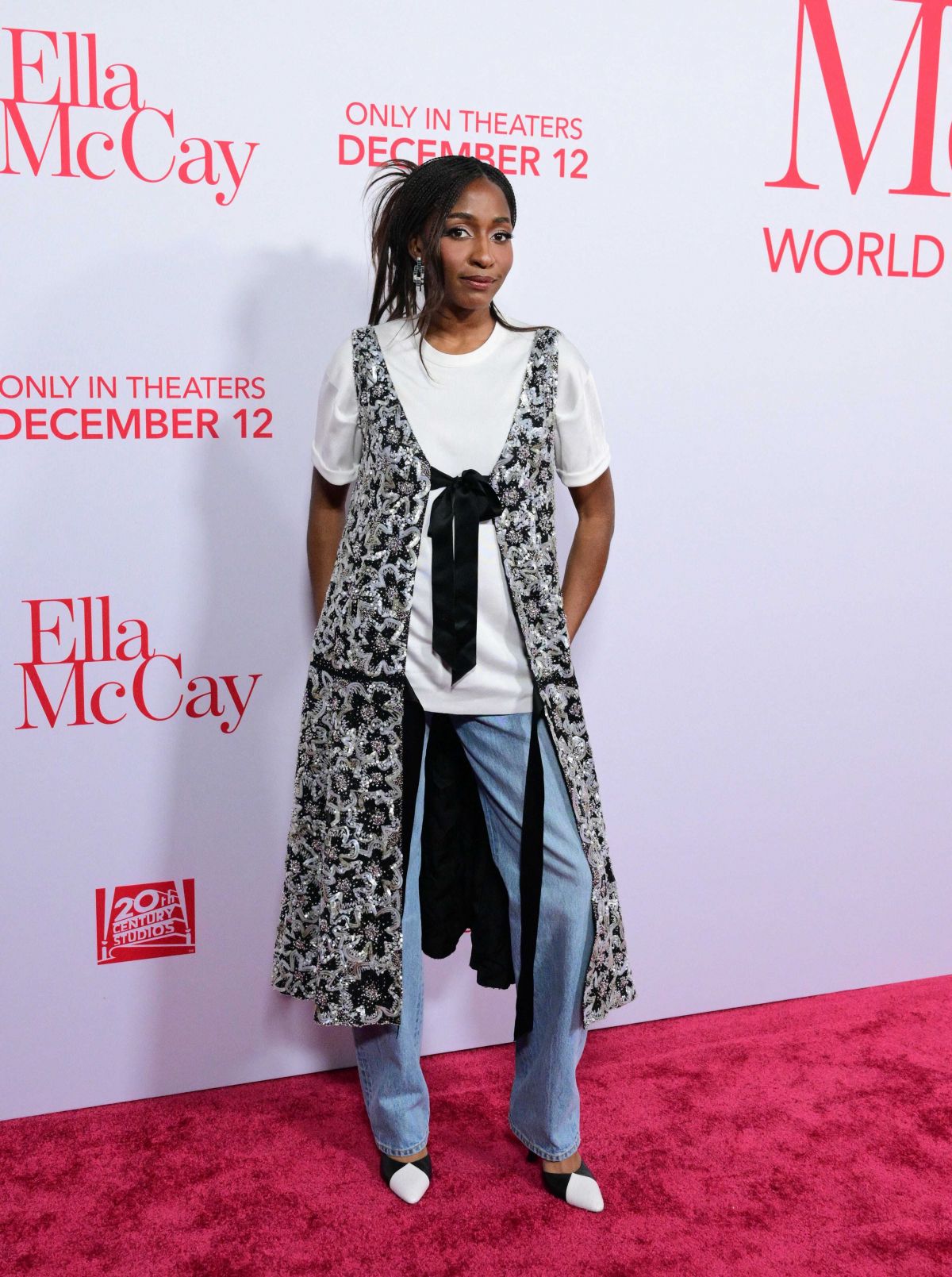 Ayo Edebiri at Ella McCay Premiere in LA, December 2025