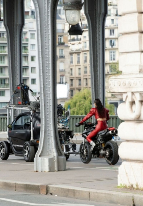 Bella Hadid on Set of The Beauty in Paris, December 2025 5