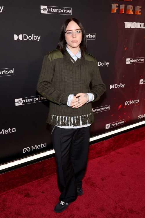 Billie Eilish at Avatar Fire and Ash World Premiere, December 2025 2