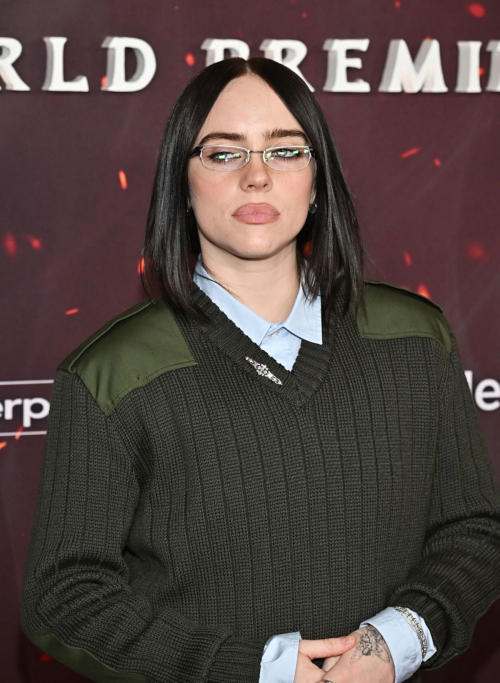 Billie Eilish at Avatar Fire and Ash World Premiere, December 2025 6