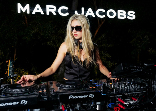 Blu Detiger at Marc Jacobs Garden of Joy Art Basel, December 2025 1