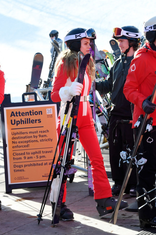 Brooks Nader Enjoys Ski Day in Aspen, December 2025
