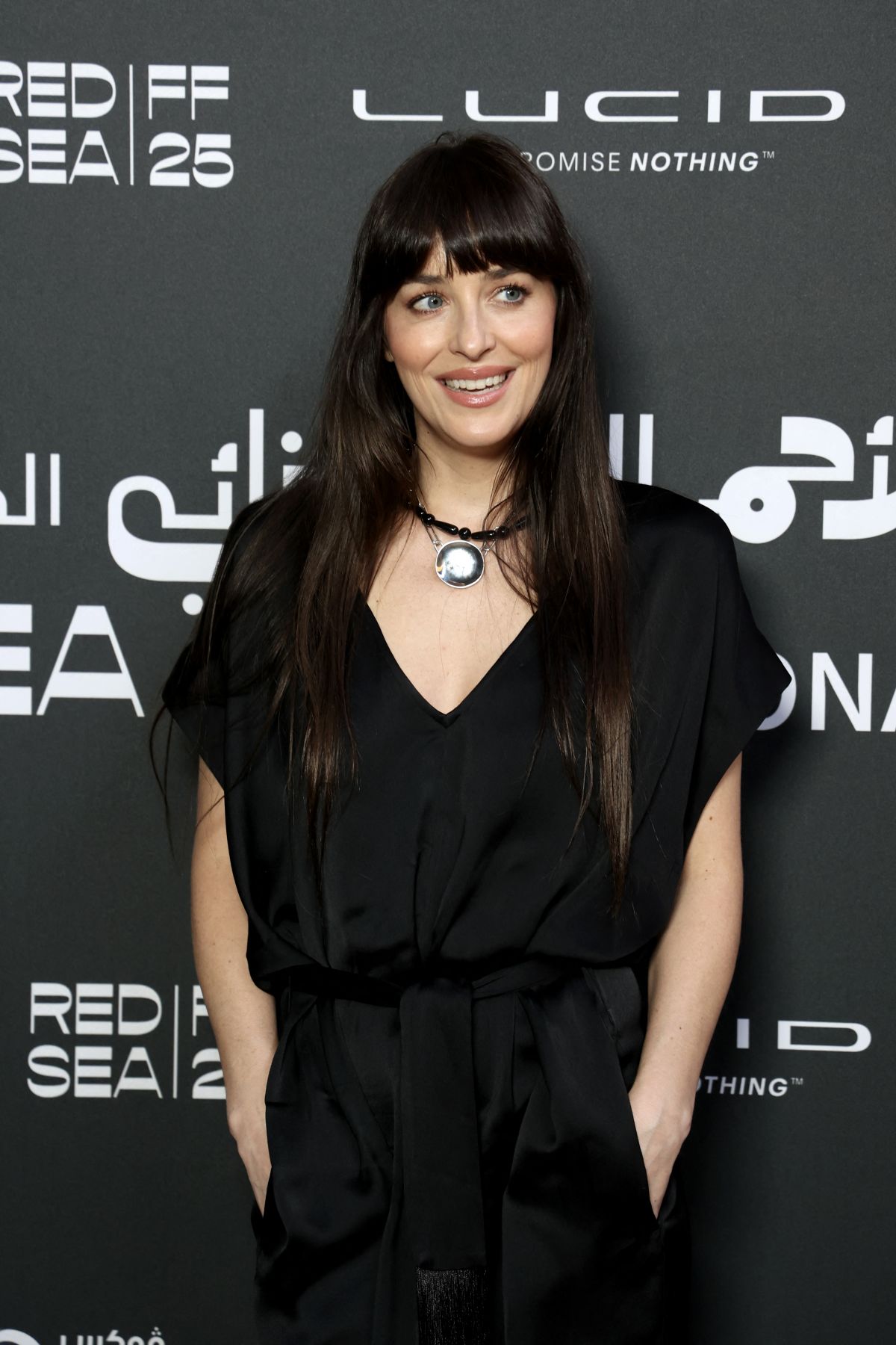 Dakota Johnson Poses at Red Sea International Film Festival, December 2025