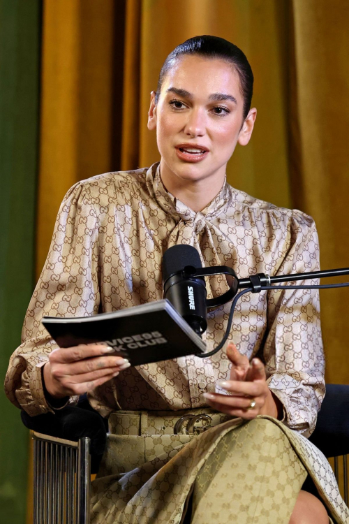 Dua Lipa Attends Service95 Book Club Event in NYC, December 2025