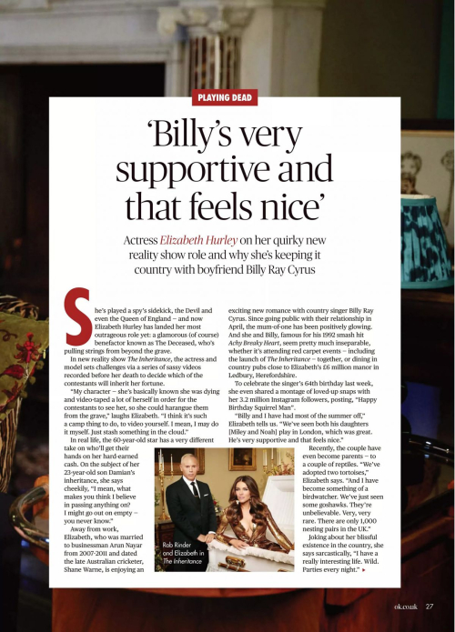 Elizabeth Hurley in OK Magazine UK Interview, September 2025 2