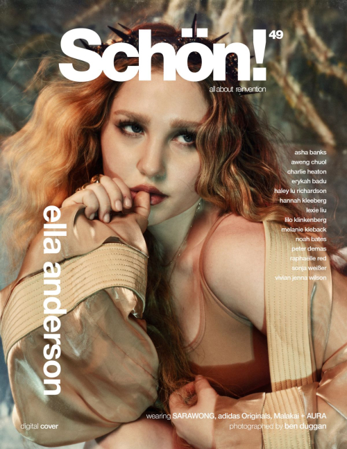 Ella Anderson on the Cover of Schon Magazine, December 2025