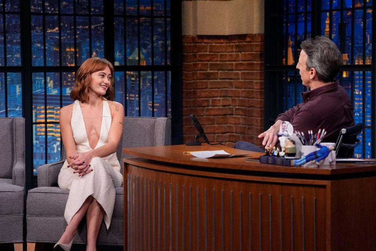 Ella Purnell Appears on Late Night with Seth Meyers, December 2025 5