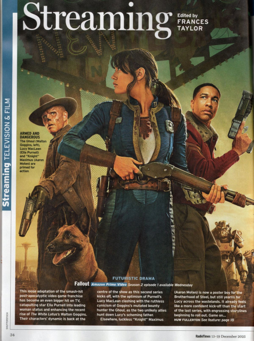 Ella Purnell Featured in Radiotimes Magazine, December 2025 1