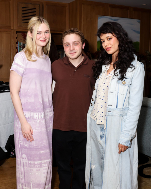 Elle and Dakota Fanning at Coach Sentimental Value Event, December 2025 1