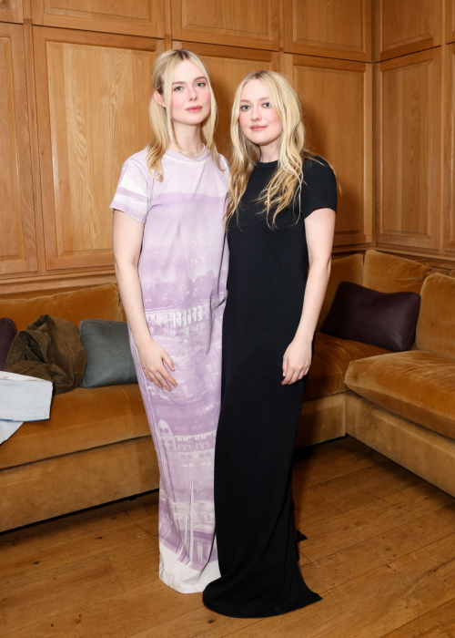 Elle and Dakota Fanning at Coach Sentimental Value Event, December 2025 5