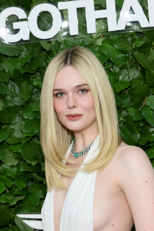 Elle Fanning at Gotham Film Awards NYC Event, December 2025 1