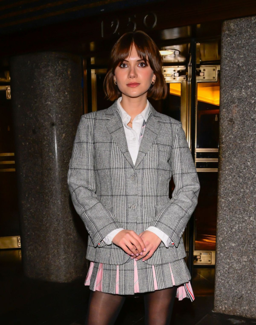 Emilia Jones Outside NBC Studios in NYC, December 2025 1