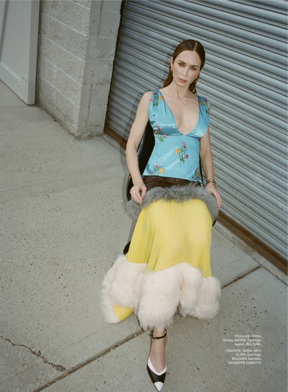 Emily Blunt in Elle USA Women in Hollywood, November 2025