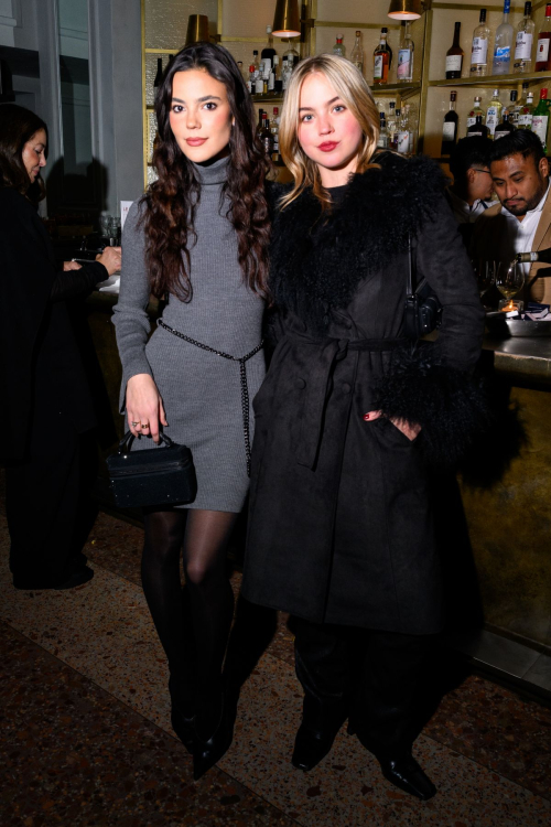 Emma Brooks and Ella Mendelsohn at NYC Tree Lighting, December 2025