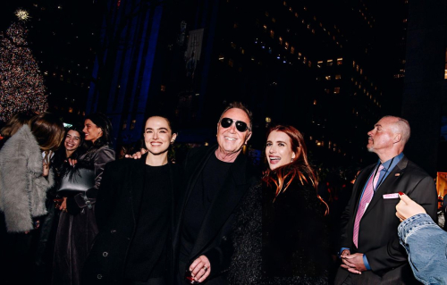 Emma Roberts at Rockefeller Center Tree Lighting NYC, December 2025 2