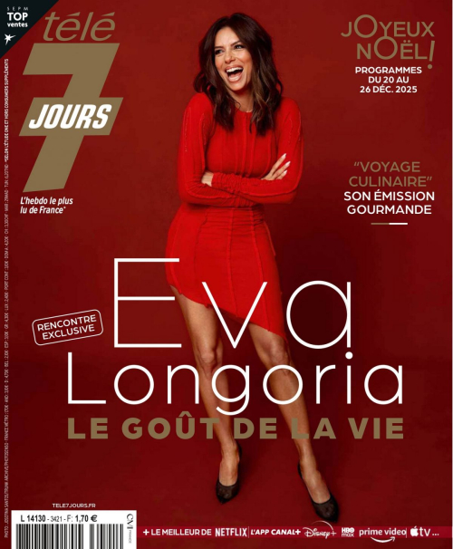 Eva Longoria in Tele 7 Jours Magazine, December 2025