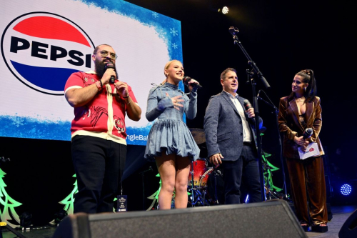 Freya Skye at Z100 Jingle Ball Pre Show in NYC, 2025 1