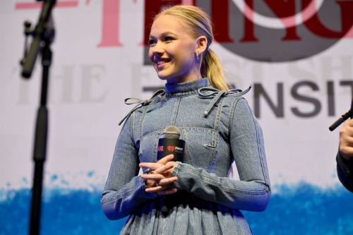 Freya Skye at Z100 Jingle Ball Pre Show in NYC, 2025 2