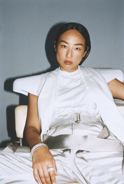 Greta Lee Featured in WWD Magazine, December 2025 6