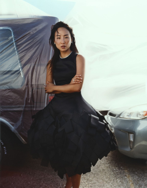 Greta Lee Featured in WWD Magazine, December 2025 7