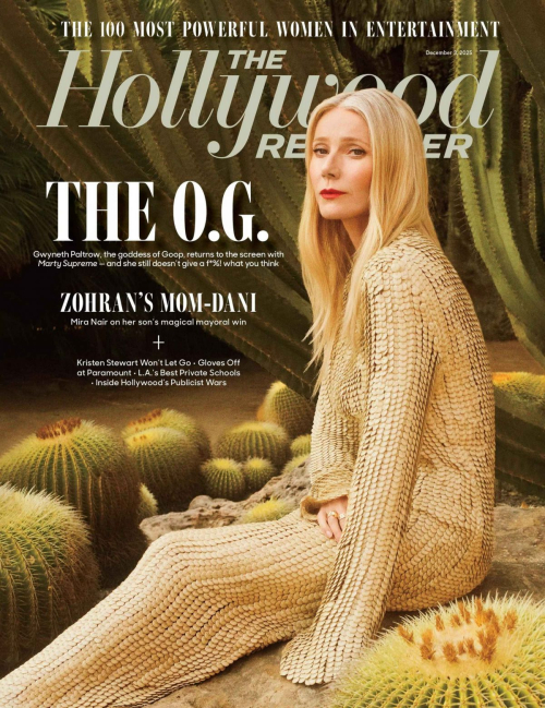 Gwyneth Paltrow Featured in The Hollywood Reporter, December 2025
