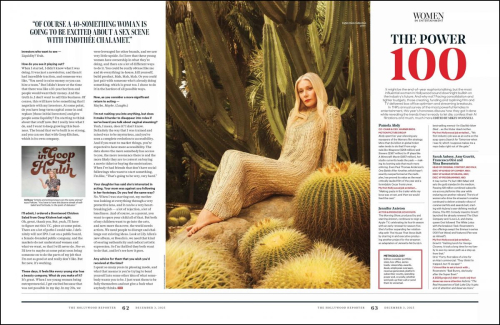 Gwyneth Paltrow Featured in The Hollywood Reporter, December 2025 1