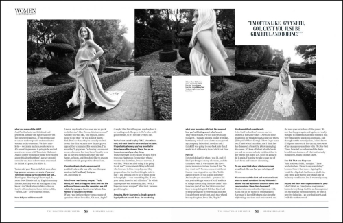 Gwyneth Paltrow Featured in The Hollywood Reporter, December 2025 2