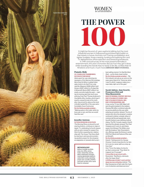 Gwyneth Paltrow Featured in The Hollywood Reporter, December 2025 4