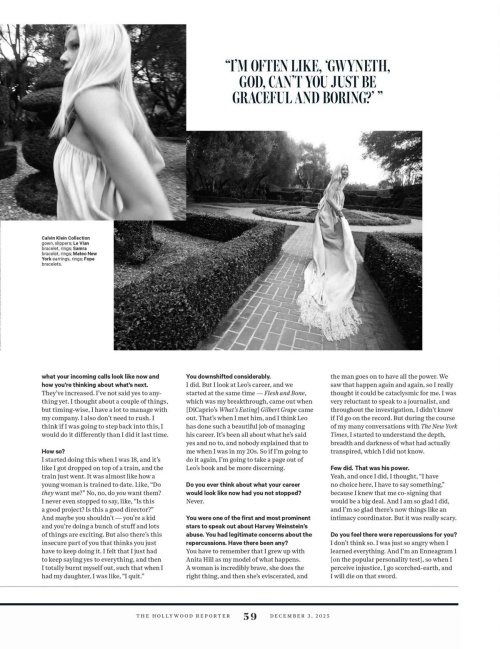 Gwyneth Paltrow Featured in The Hollywood Reporter, December 2025 8