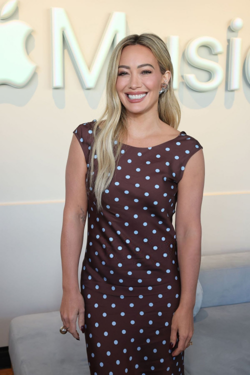 Hilary Duff at Apple Music Holiday Radio Takeover LA, December 2025
