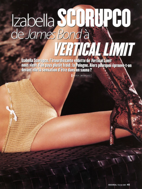 Izabella Scorupco for Maximal France Magazine, February 2001 4