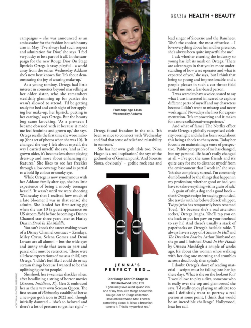 Jenna Ortega Featured in Grazia UK, January 2026 2