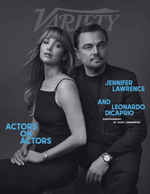 Jennifer Lawrence and Leonardo DiCaprio for Variety, December 2025 4