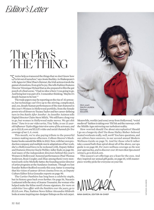 Jessie Buckley in Elle USA Women in Hollywood, November 2025 5