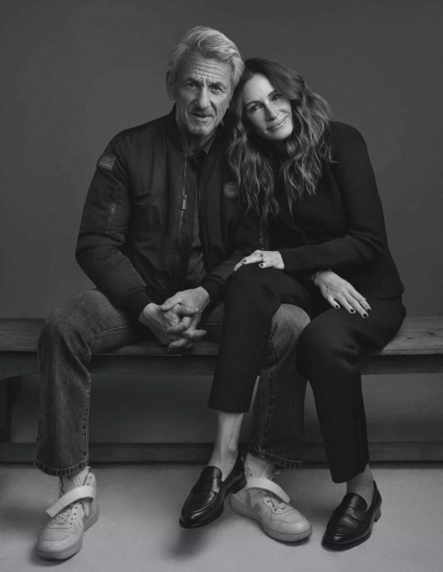 Julia Roberts and Sean Penn for Variety, December 2025
