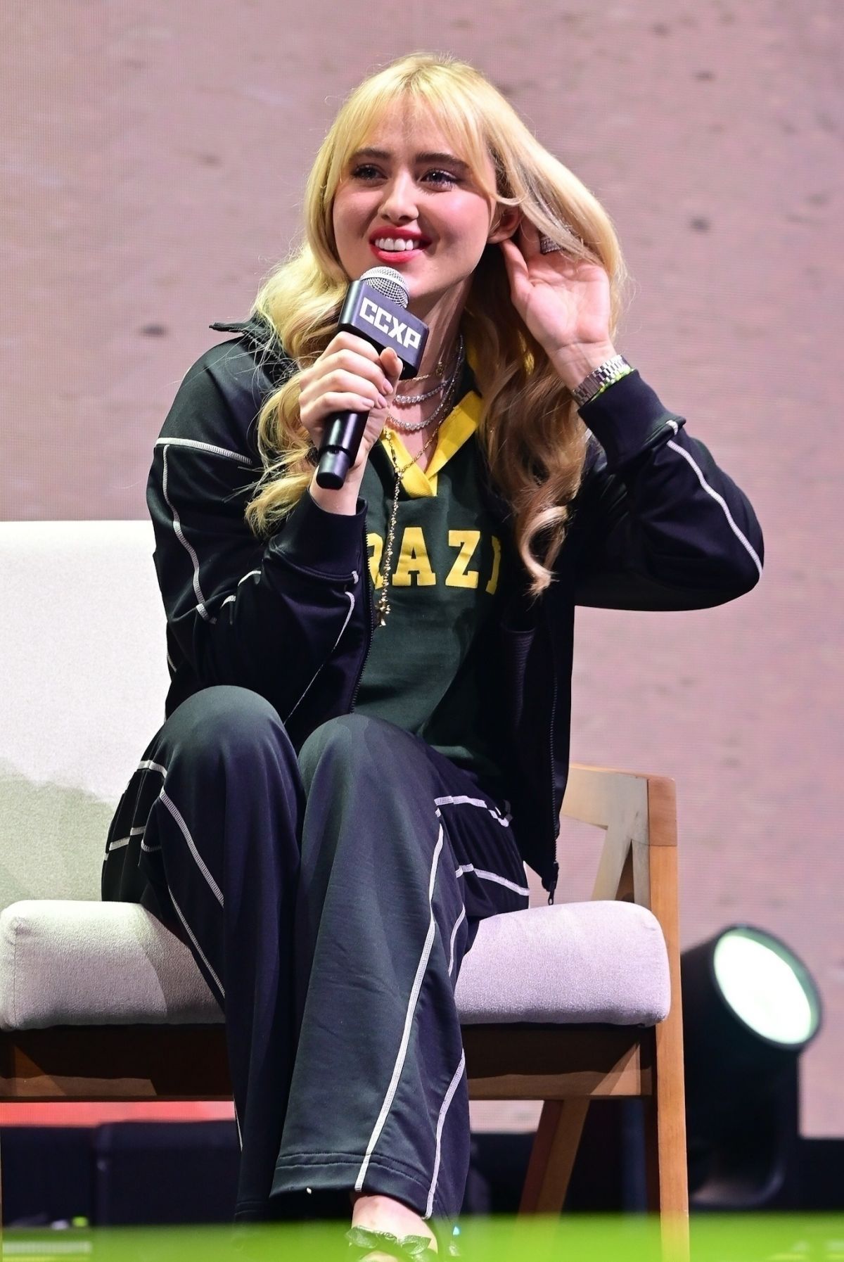 Kathryn Newton Makes Appearance at CCXP in Sao Paulo, December 2025