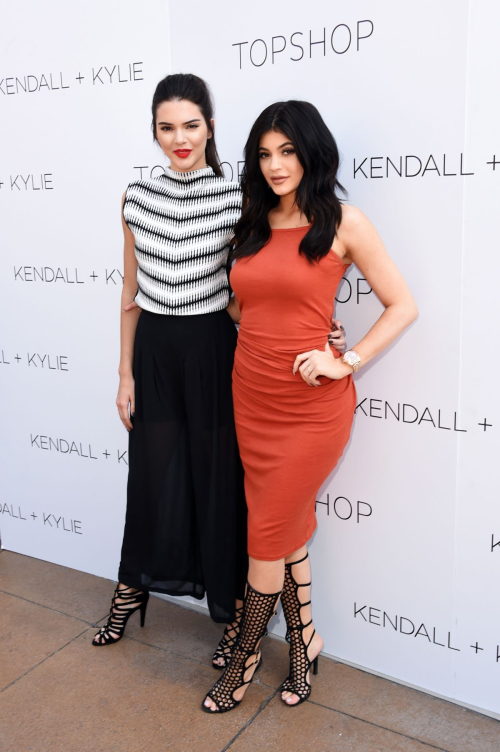 Kendall and Kylie Jenner at Fashion Launch Party, 2015 6