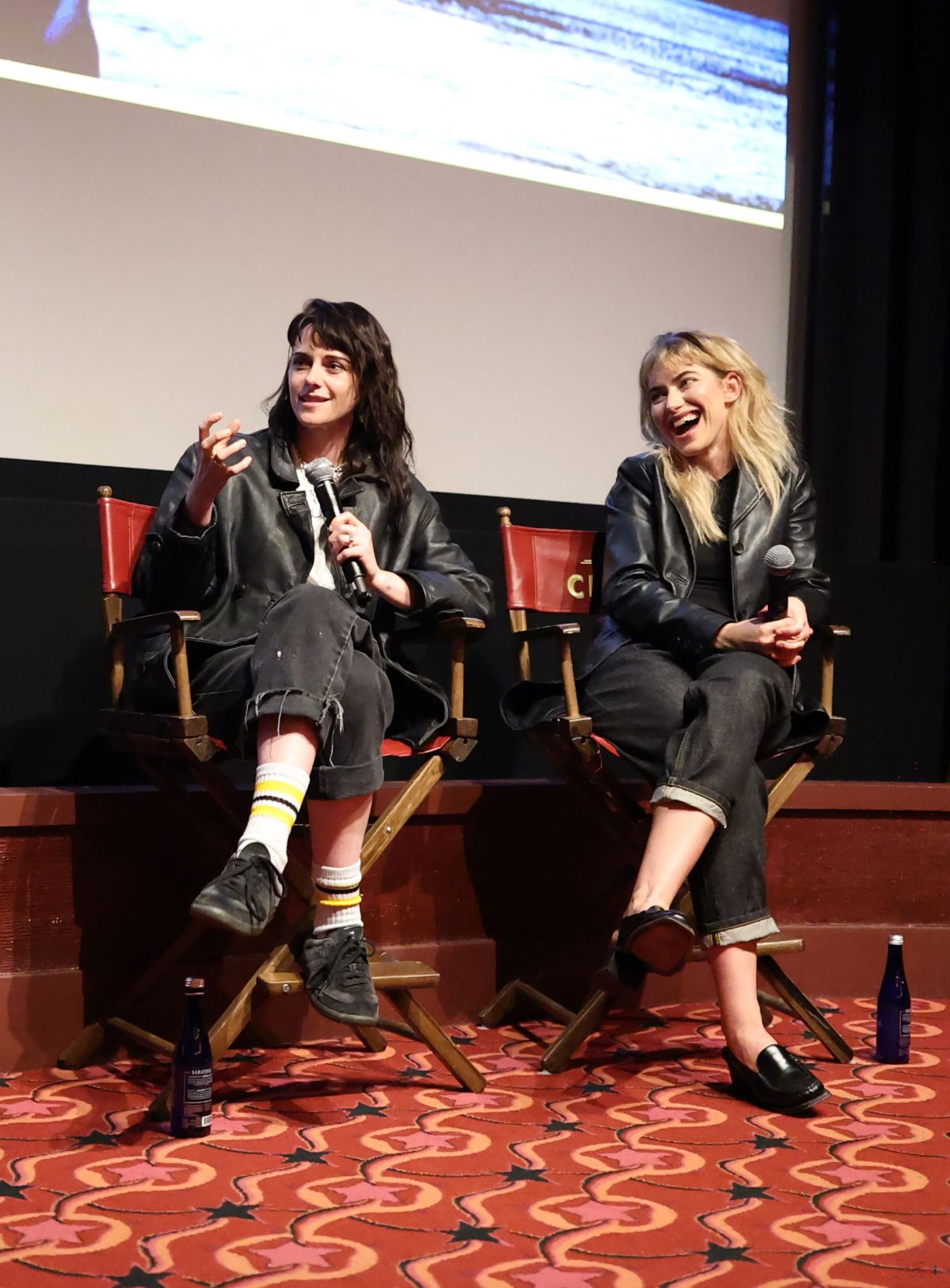 Kristen Stewart and Imogen Poots at BAFTA Screening NYC, November 2025