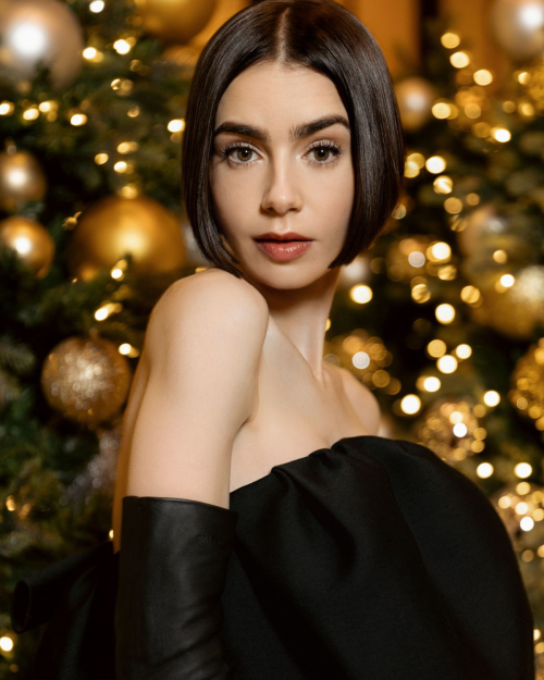 Lily Collins Emily in Paris Season 5 NYC Photoshoot, December 2025