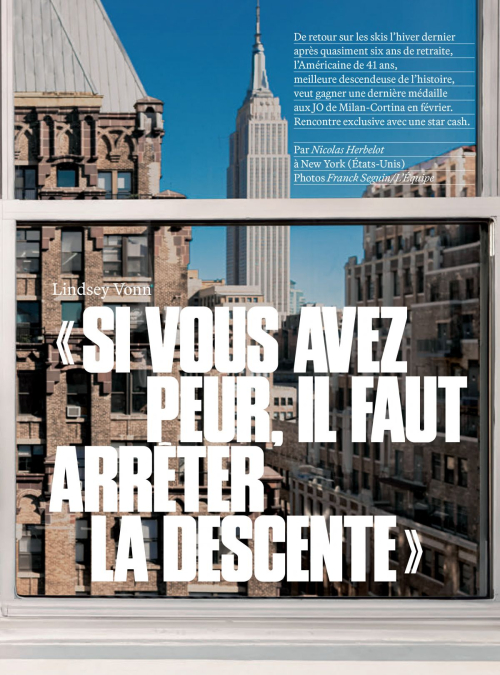 Lindsey Vonn in L’Equipe Magazine France, 2025 8