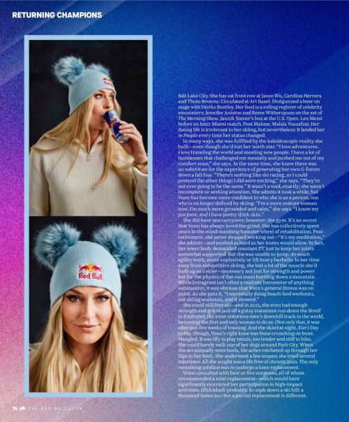 Lindsey Vonn in The Red Bulletin USA Issue, 2025 6