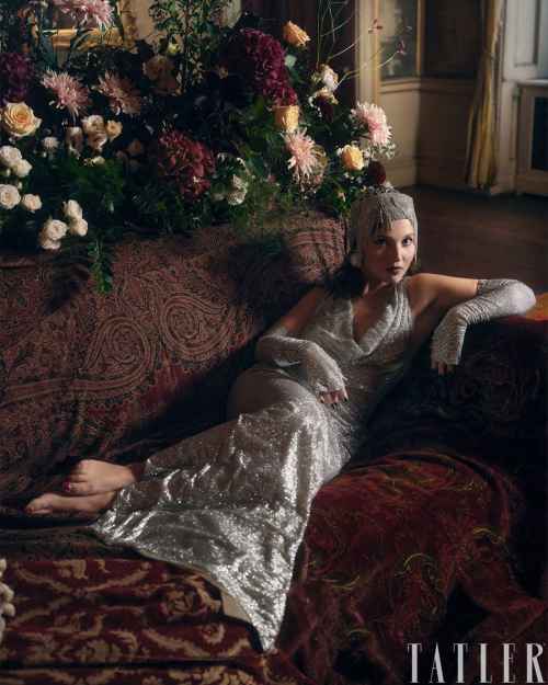 Mia Mckenna Bruce for Tatler Magazine, February 2026 1