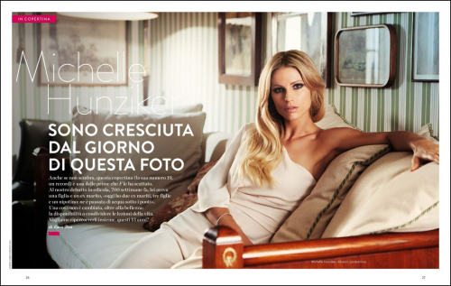 Michelle Hunziker Featured in F Magazine, December 2025 1