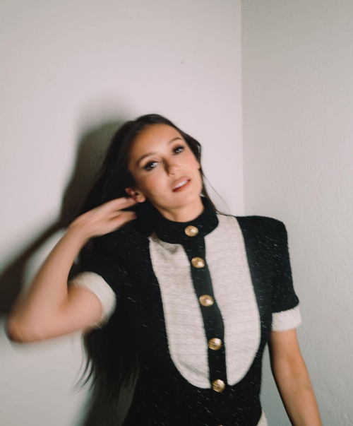 Nina Dobrev Poses at New Photoshoot, December 2025