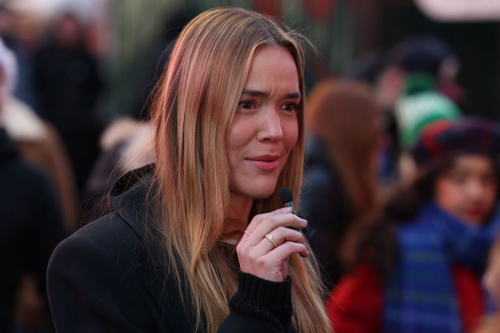 Olivia Ponton at Raising Cane’s Holiday Bike Giveaway NYC, December 2025 3